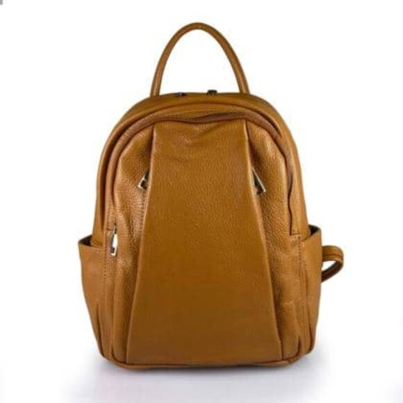 55C043 Backpack, in genuine Dollar leather main image 4